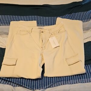 NWT Flying Monkey Beige Cargo Pants Purchased From Vici